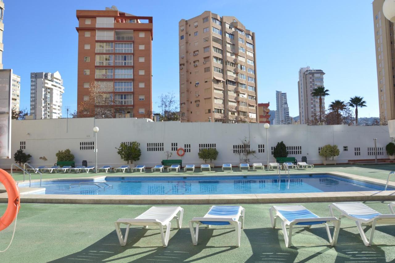 Apto With Pool Gemelos IV Benidorm Kültér fotó